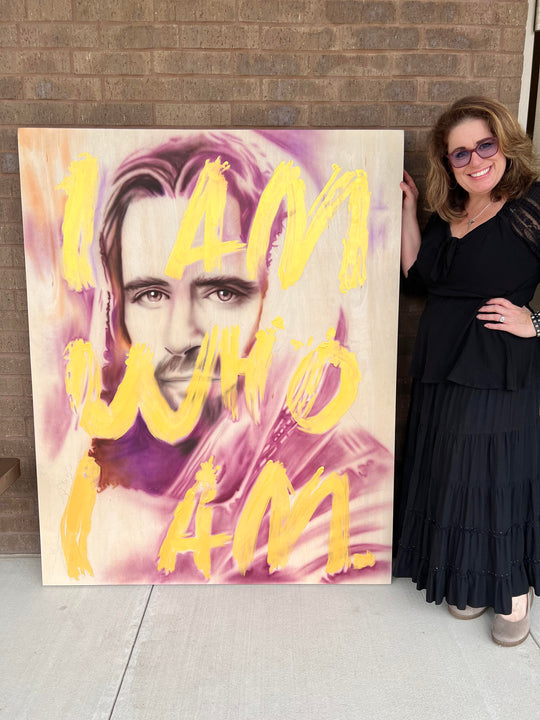 :Jesus — I Am Who I Am: Hand-Embellished Limited Edition Canvas Giclée